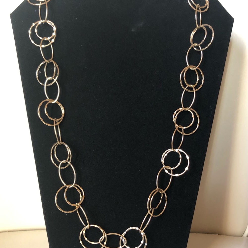 Gold tone necklace